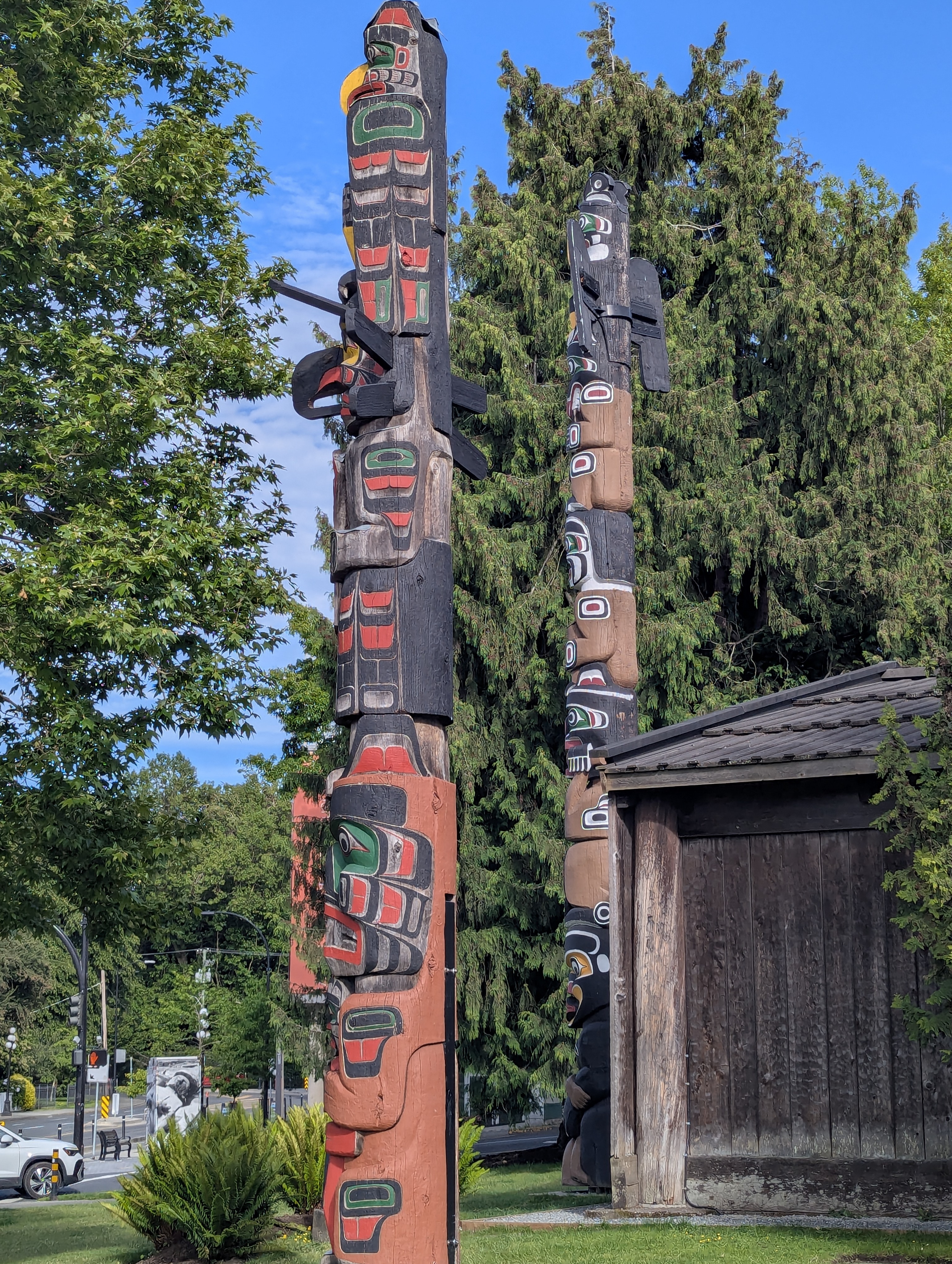 Birthday Trip to Canada, Thunderbird Park, Victoria, Vancouver Island